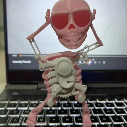 3D Skull Toy for Dancing and Swinging Activities