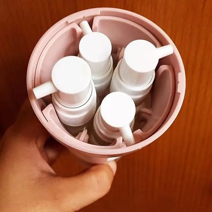Portable Skin Care Dispenser Bottle - 4-in-1 Multi-Function