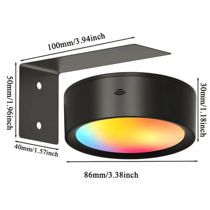 Versatile Magnetic Wall Lamp for Artistic Illumination