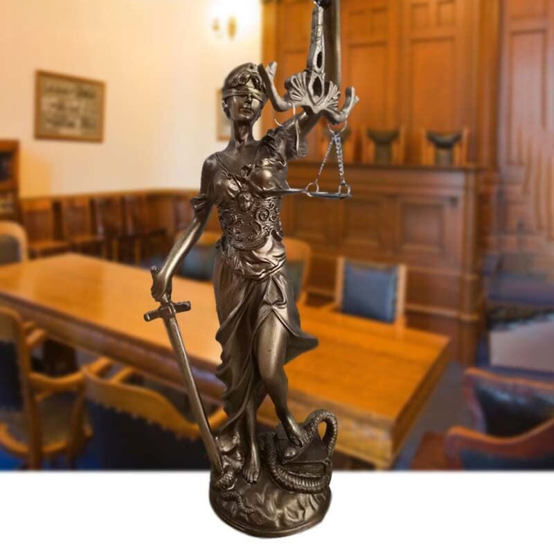 Justice Goddess Decorative Statue