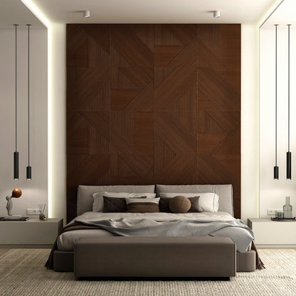 Contemporary Solid Wood Panel