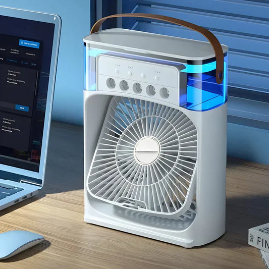 All-in-One Cooling Device with Colorful LED Lighting