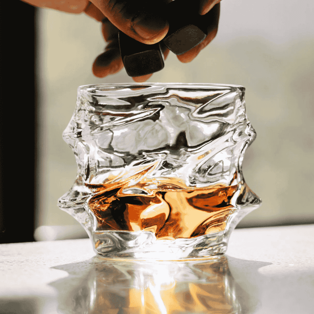 Whisky Glass with Crystal Design