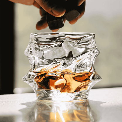 Whisky Glass with Crystal Design