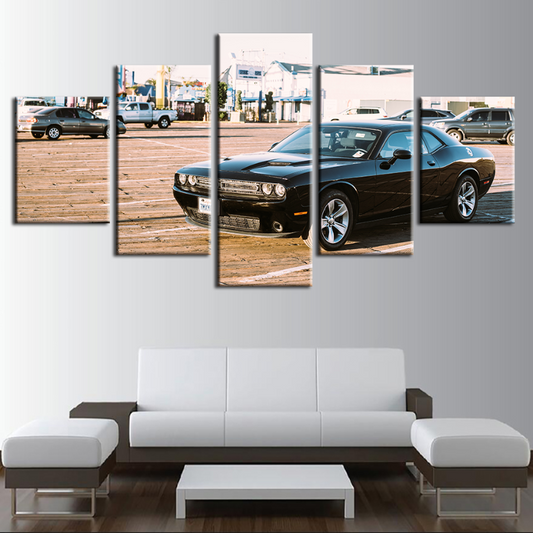 5-Piece Vintage Car Canvas Art Set for Timeless Decor