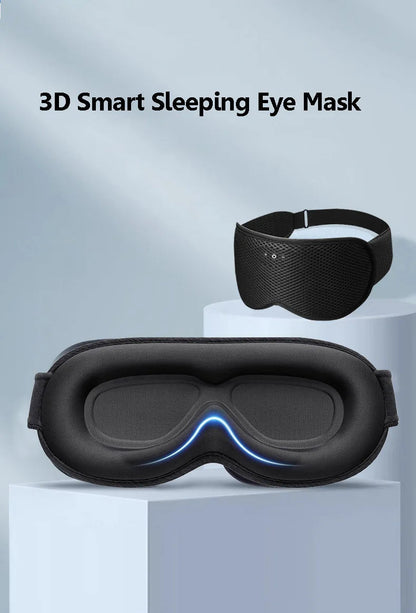 Bluetooth Eye Mask with Sleep Headphones | 3D Blackout Design, Wireless Audio, Adjustable Fit