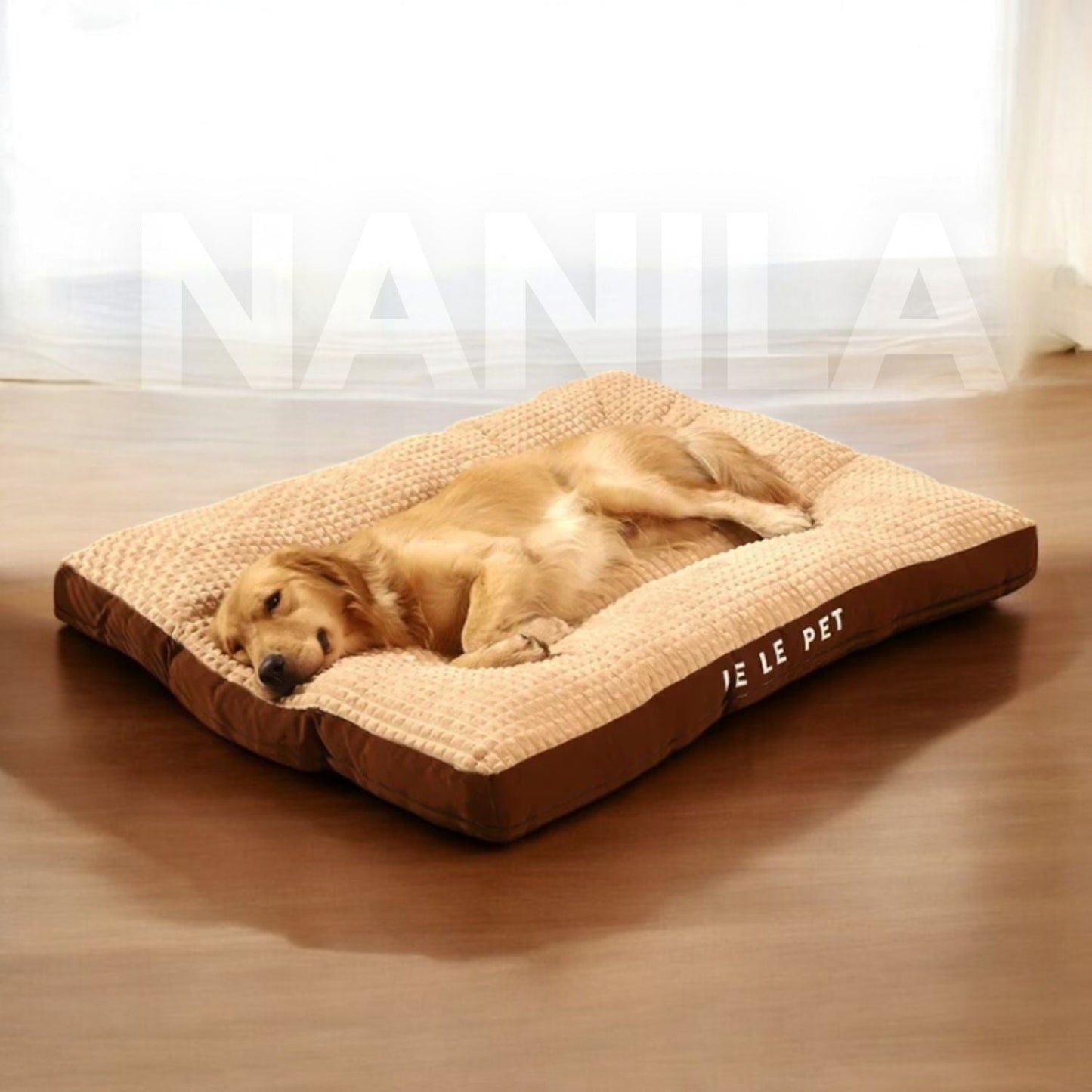 Luxury Dog Bed – Durable Foam, Removable Cover, and Ideal Support