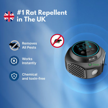 Ultrasonic Rodent Deterrent for Home and Garden Plug-In Device