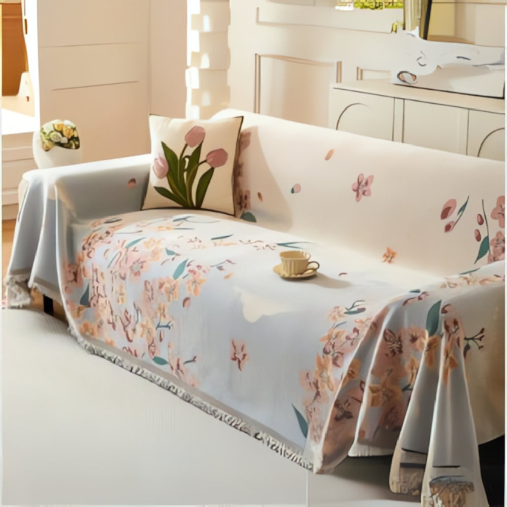 Charming Bloom Reversible Sofa Protector