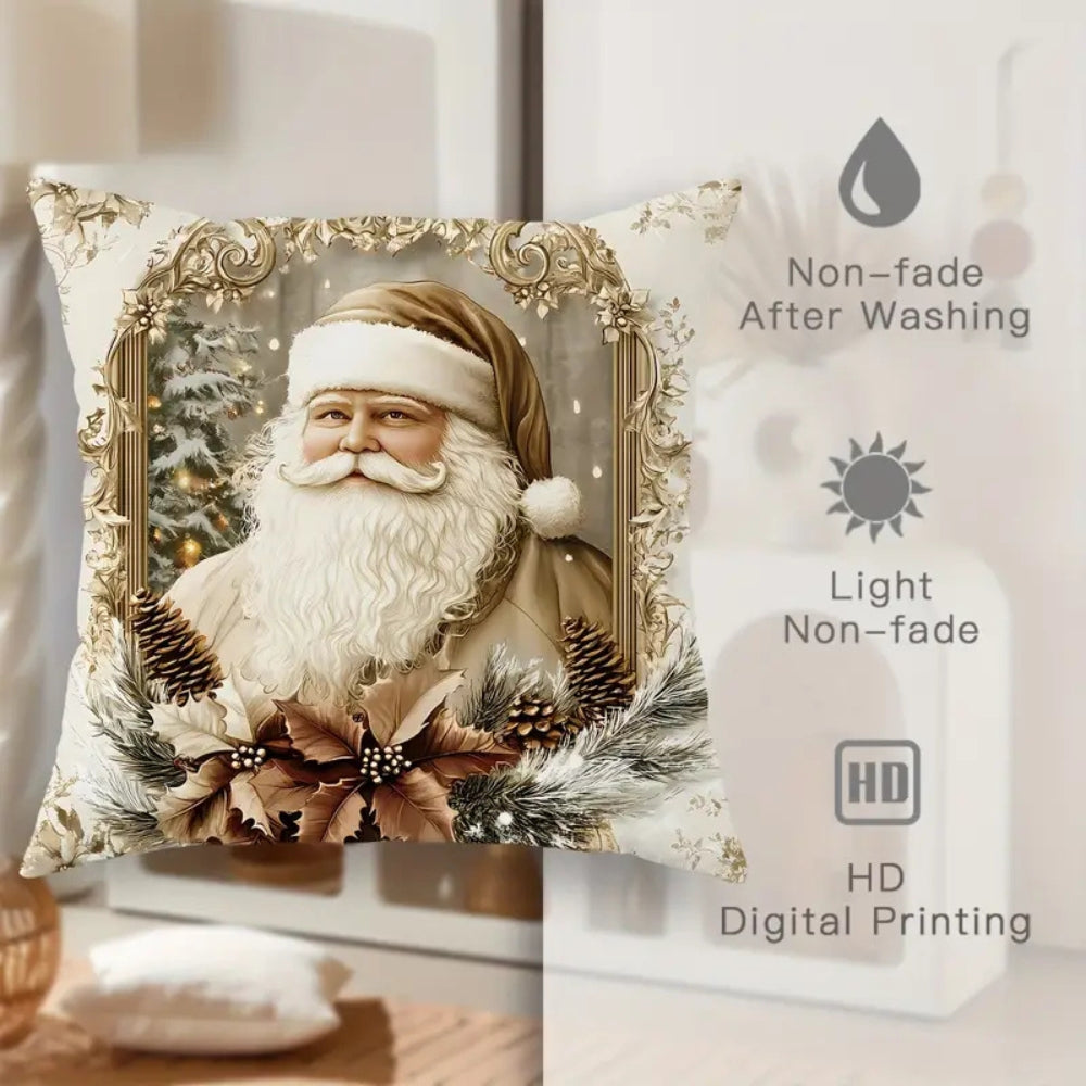 Luxurious Holiday Velvet Cushion Covers for Festive Cheer