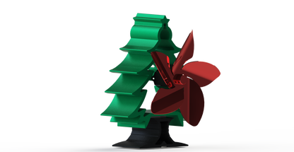 Efficient 5-Blade Heat-Driven Stove Fan for Cozy Living