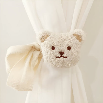 Charming Plush Animal Curtain Holders for Kids' Rooms