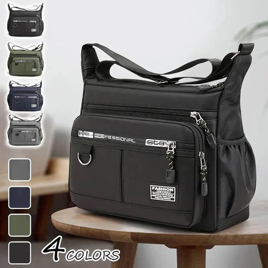 Lightweight Waterproof Shoulder Bag with Spacious Storage