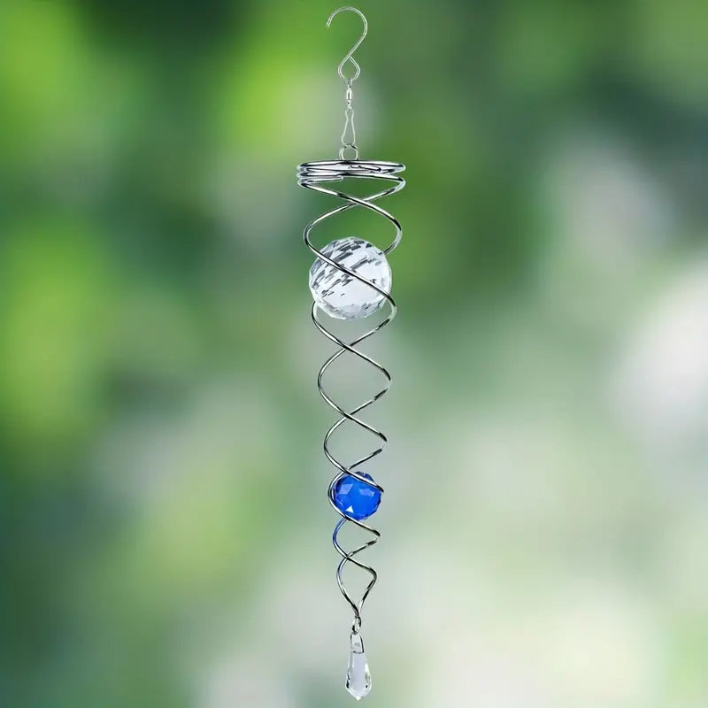 Buy One Get One Free | Metal Crystal Spiral Wind Chime [Last Day Discount]