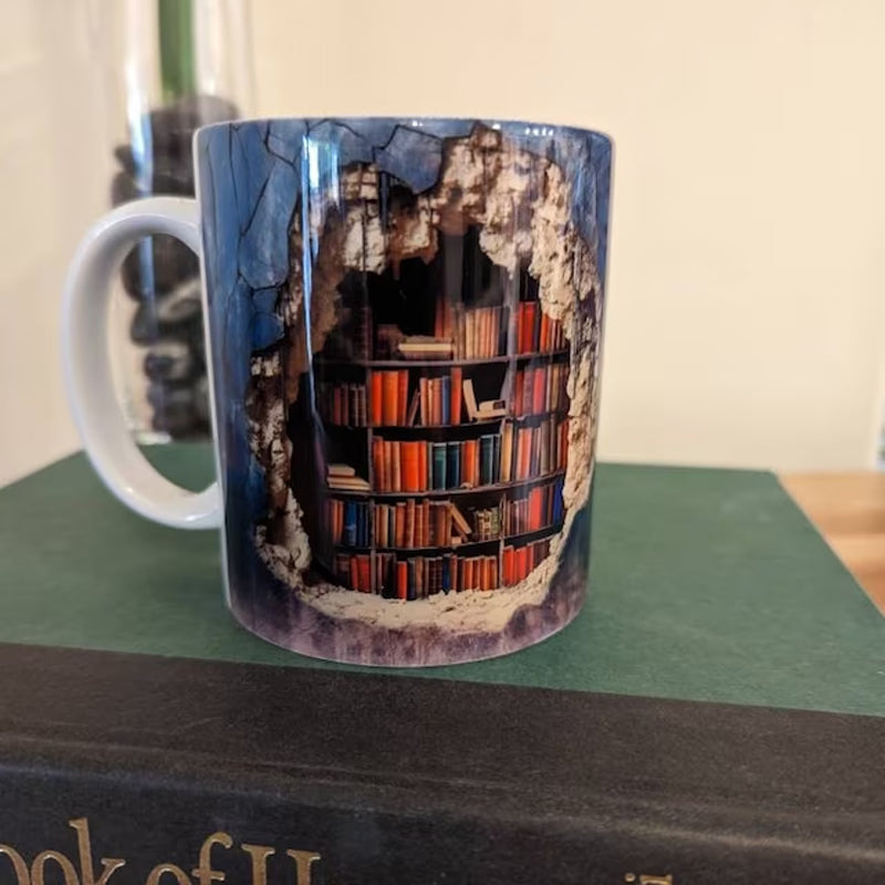 3D Mug with Library Note Design
