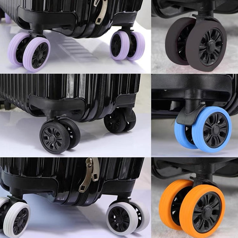 Set of 8 Wheel Covers for Luggage Compartment