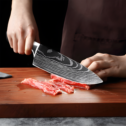 Japanese Kitchen Blades – Damascus Steel Knives Set