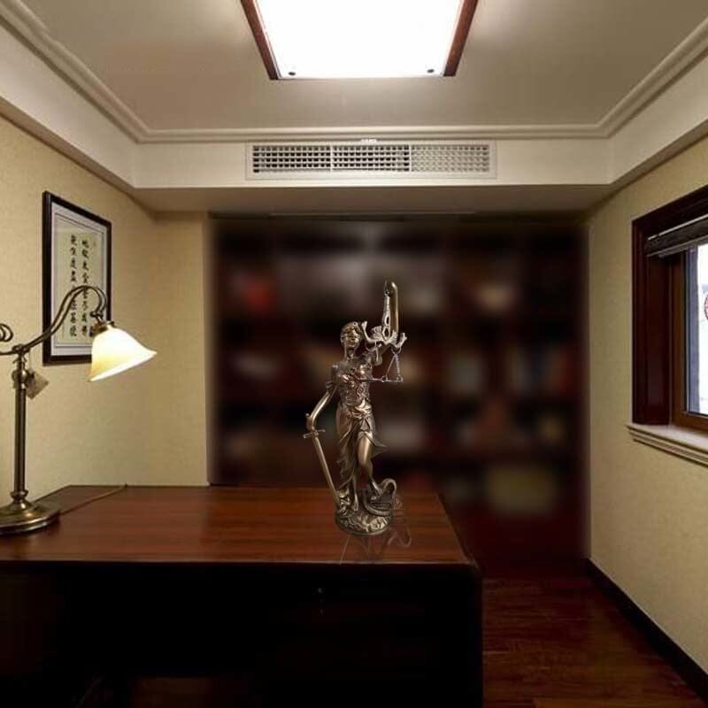 Justice Goddess Decorative Statue