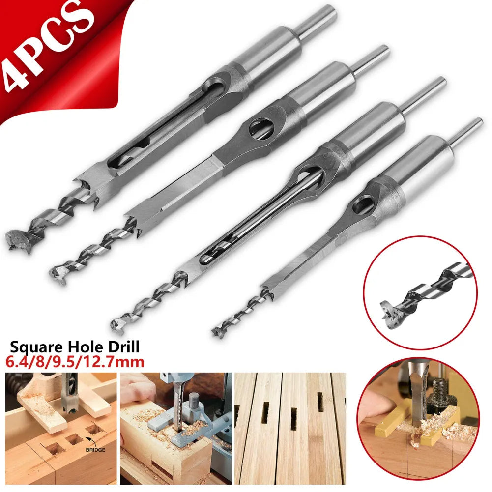 Precision Drill Bit Set (4-Piece Collection)
