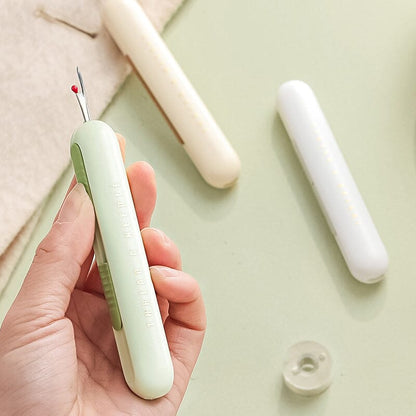 Dual Function Needle Threader and Stitch Remover Tool