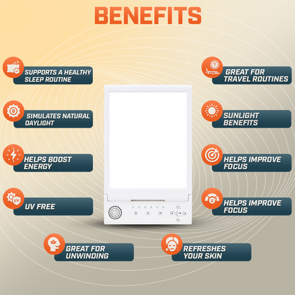 BrightWave Therapy Lamp for Daily Energy Boost
