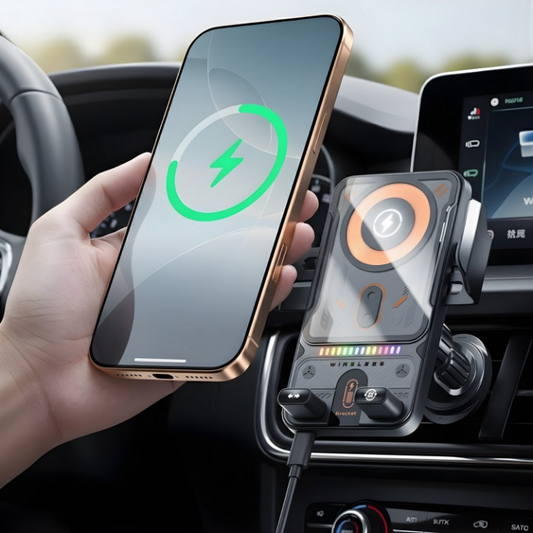Wireless Charging Car Holder for Smartphones