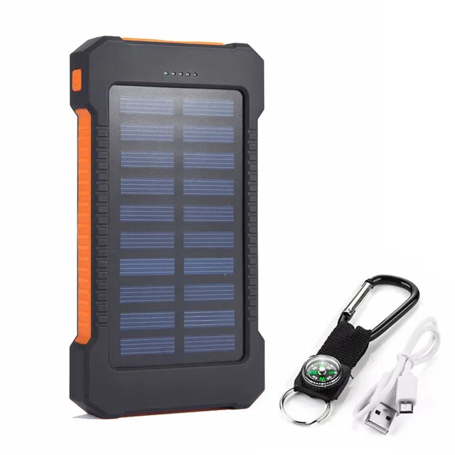 Portable Waterproof Solar Charger | Solar-Powered Power Bank