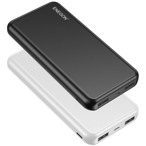 Dual USB Rechargeable Battery Pack | 10,000 mAh - 2 Pack