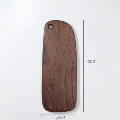 Stylish Solid Cutting and Serving Board Made from Walnut Wood