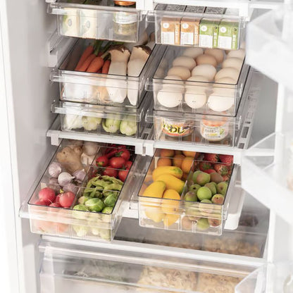 Space-Saving Refrigerator Drawer Organizer