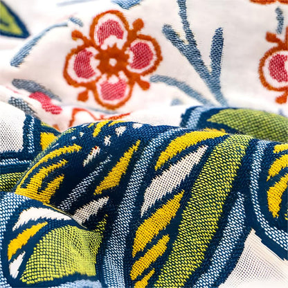 Elegant Floral Reversible Bath Towel for Year-Round Use