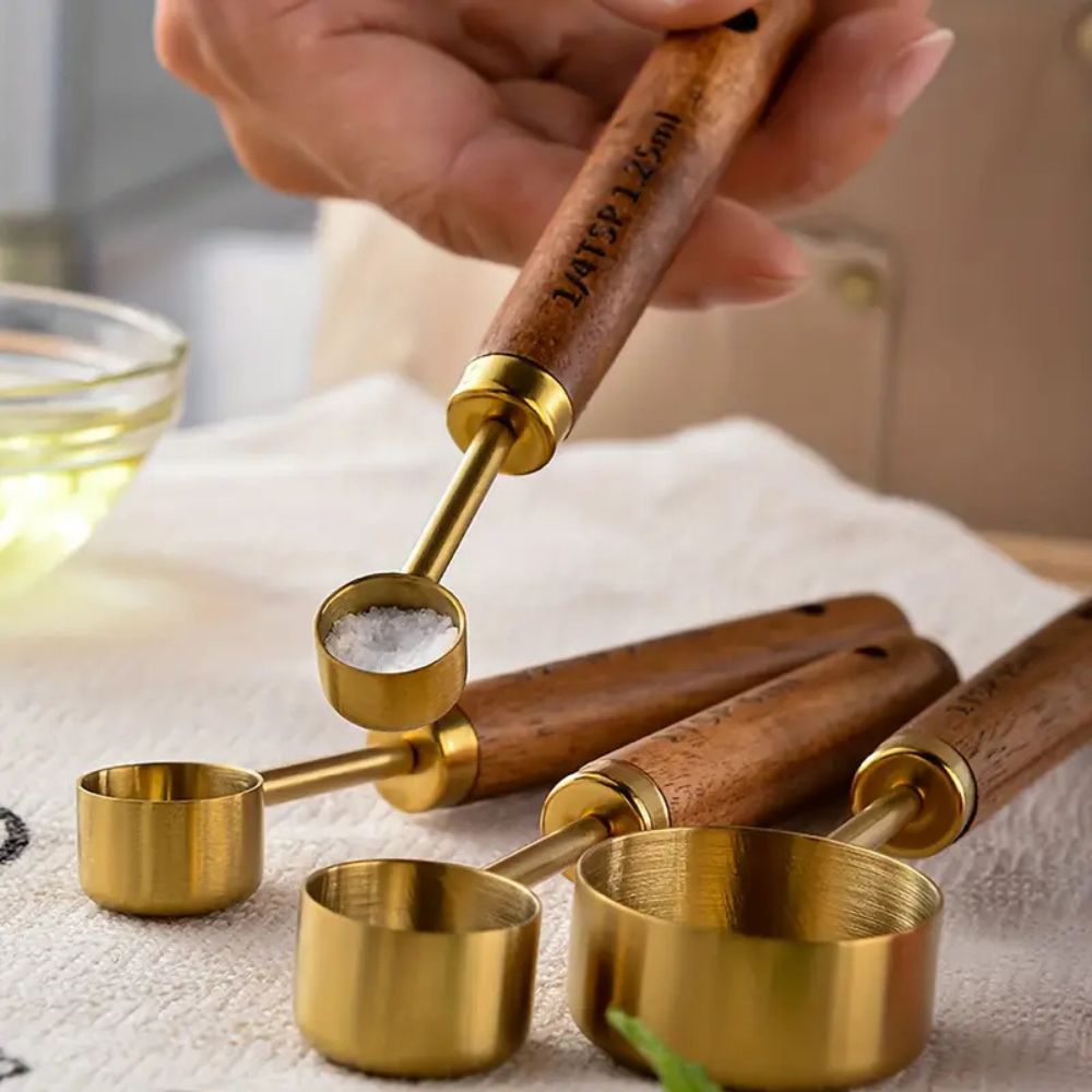 Stylish Stainless Steel Measuring Spoon Collection