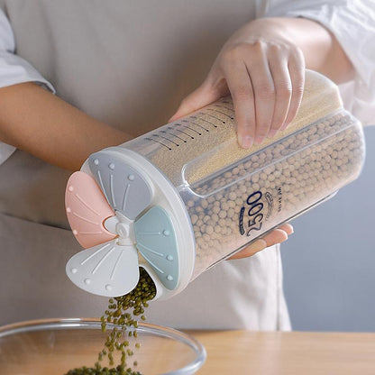 Versatile 4-Compartment Food Storage Jar - 2500ml