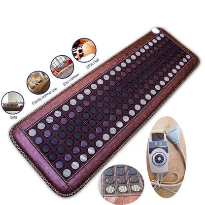 Full Body Heating Pad with Jade & Tourmaline – Infrared, Adjustable Temp, Timer, Auto Shut-Off