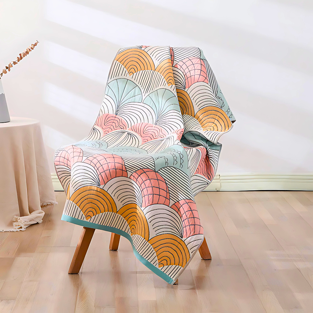 Seashell Pattern Cotton Bath Towel for Ultimate Comfort