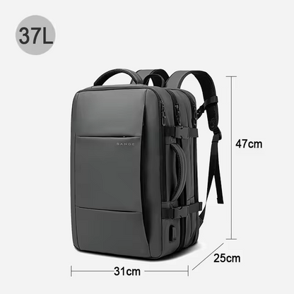 Large Capacity Waterproof Travel Backpack – Expandable and Anti-Theft