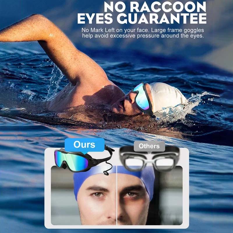 Wide Angle Anti-Fog Swimming Goggles