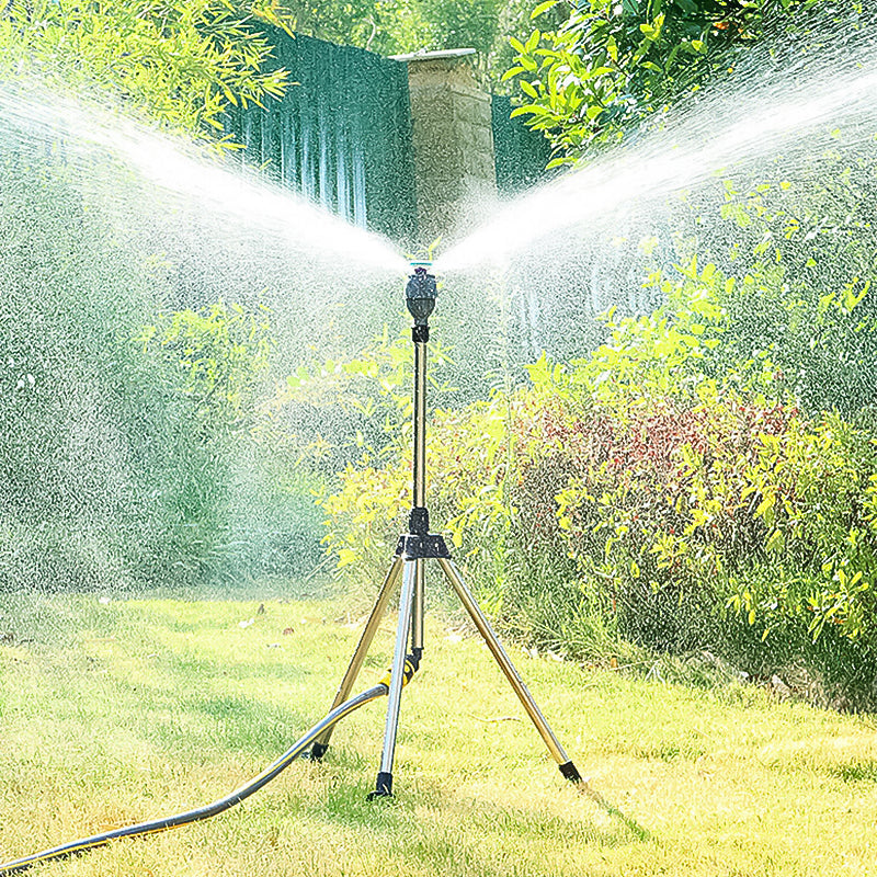 Rotating Tripod Sprinkler with Automatic Function