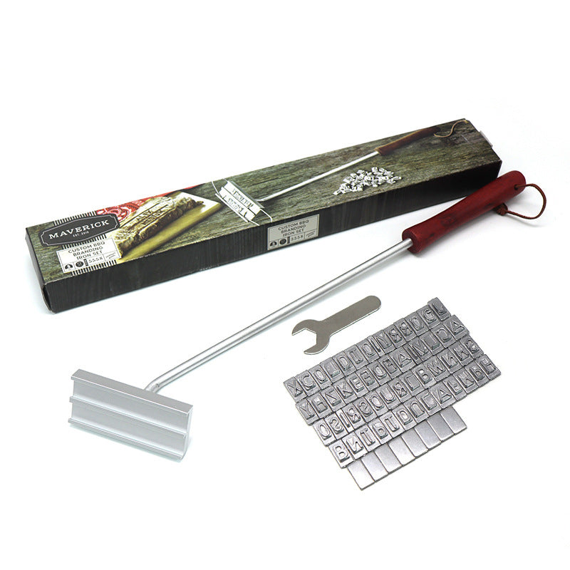 Meat Branding Iron for BBQ Grilling