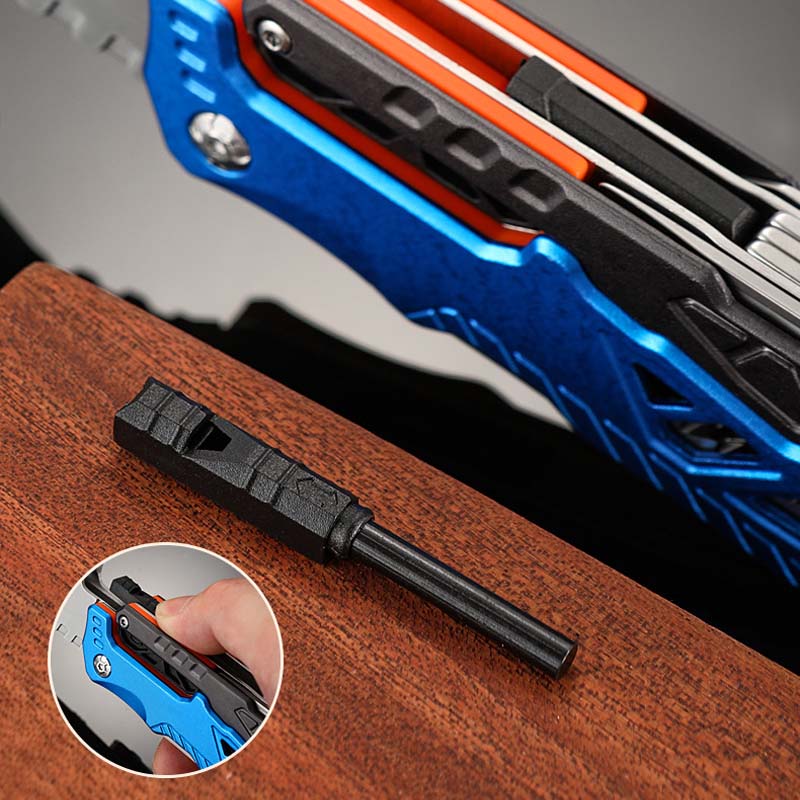 Folding Body Ball Hammer in Stainless Steel - Multifunction Tool