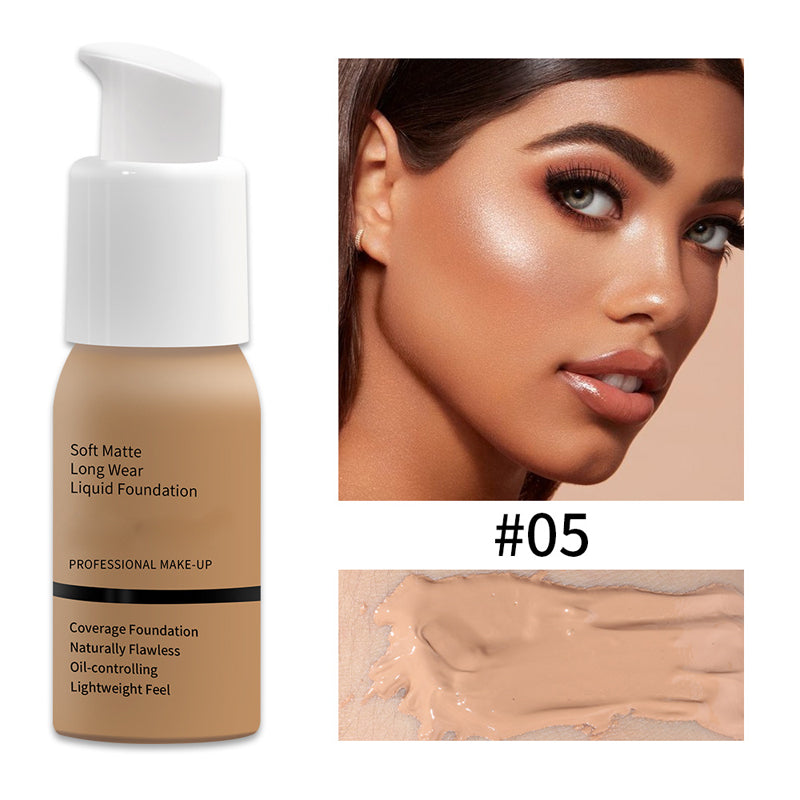 Silky Matte Liquid Foundation for Flawless Confidence