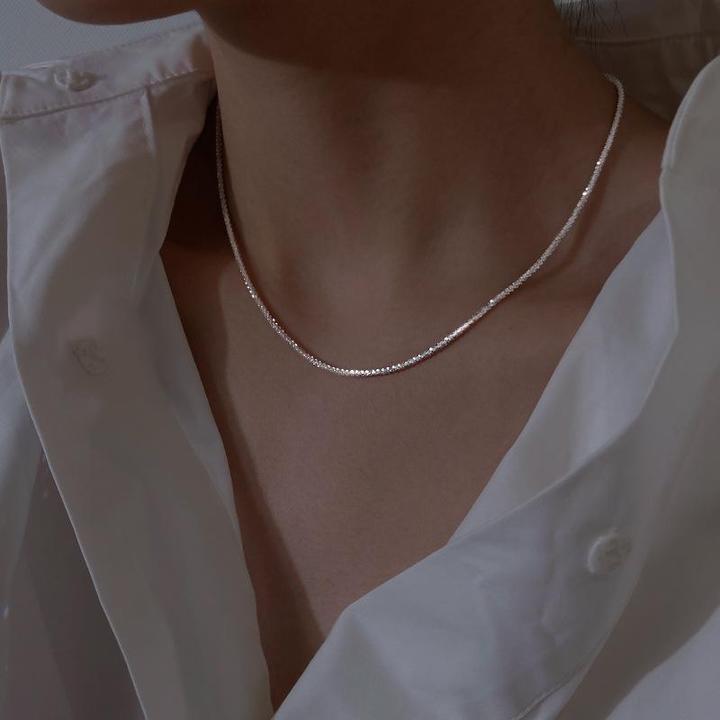 Silver Set of Starry Night Necklaces