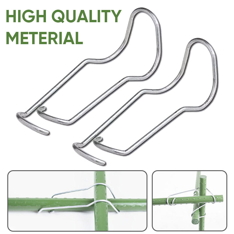 20 Durable Garden Connector Clips for Plant Support