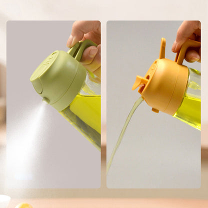 Glass Oil Sprayer and Dispenser - 2 in 1 with 50% Discount [Last Day Sale]