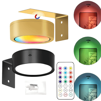 Versatile Magnetic Wall Lamp for Artistic Illumination