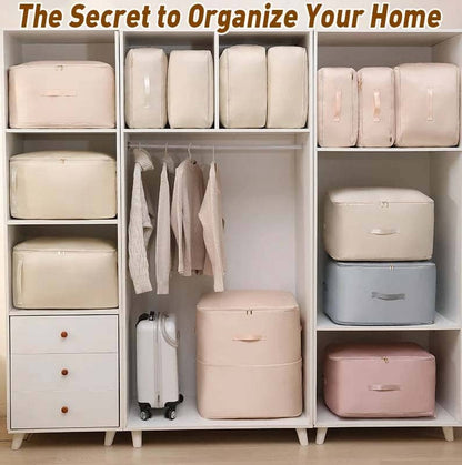 Space-Saving Self-Compressing Storage Organizer