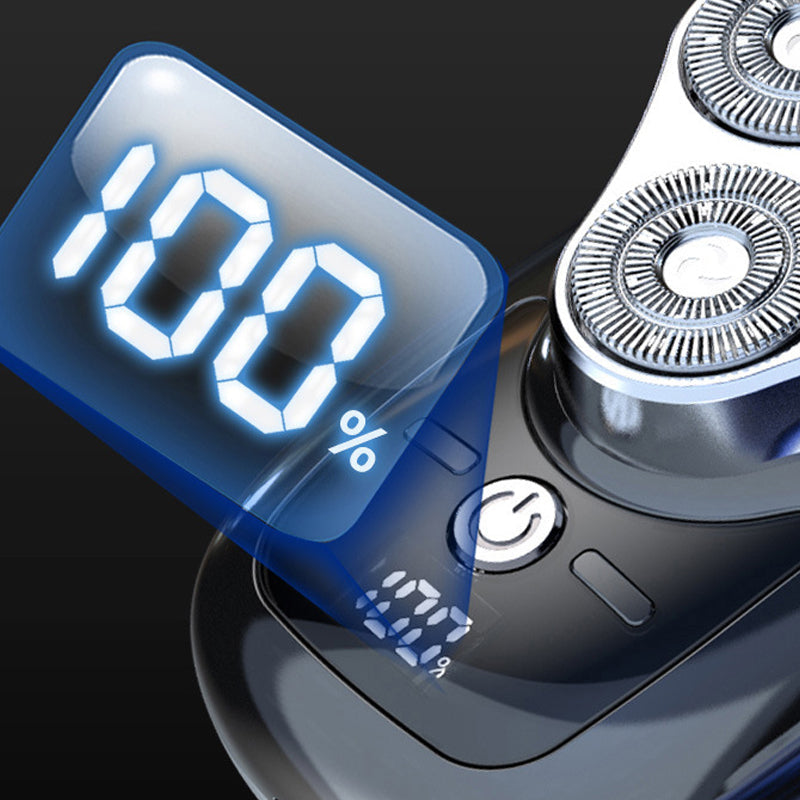 3-in-1 Rechargeable Men's Shaver with Flexible Heads