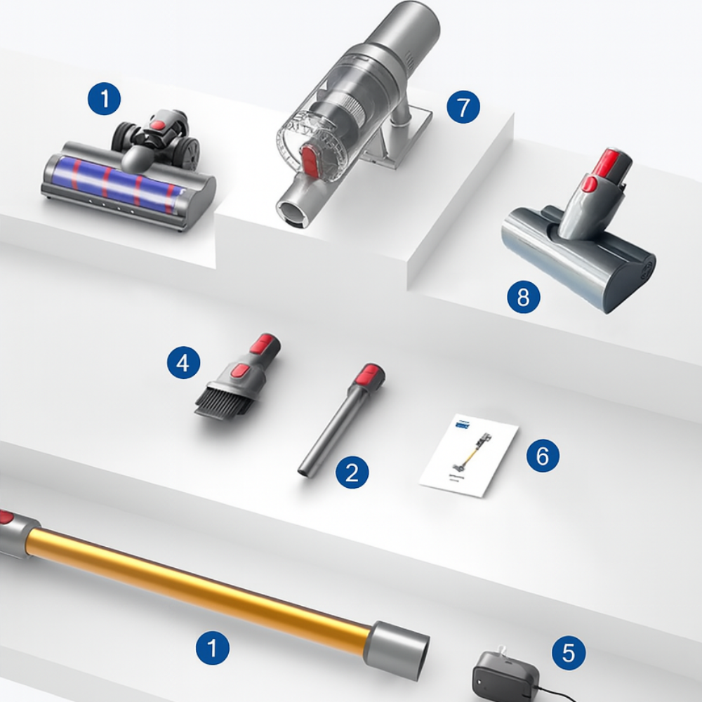 Cordless Vacuum Cleaner | Portable Suction for All Surfaces