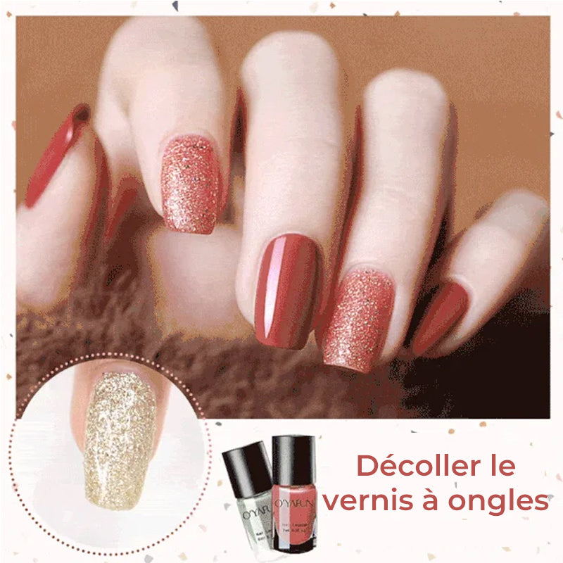 Trio of Peelable Nail Polish - Effortless Color Changes with Shine