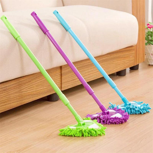 Triangular Mop with Adjustable Rotating Head for Cleaning